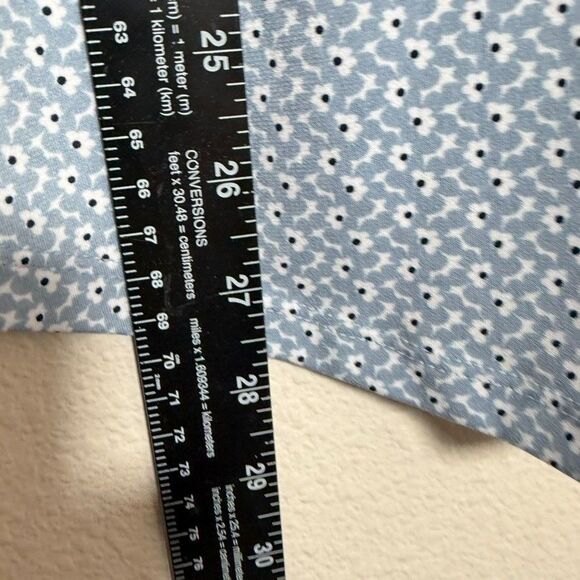 Michael Kors Blouse Women's Small V-Neck Zipper Long Sleeve Career Shirt Top - Picture 5 of 8